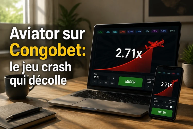 Aviator sur Congobet : le jeu crash qui décolle