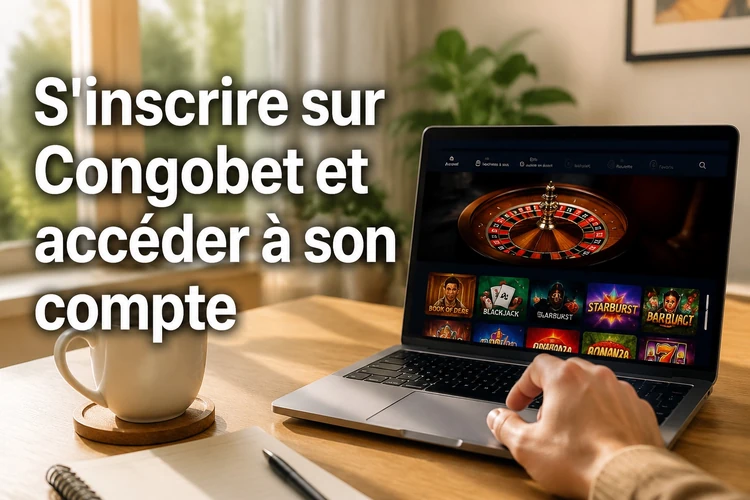 S'inscrire sur Congobet et accéder à son compte